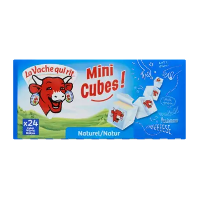 La Vache qui rit Mini Cubes! Smeerkaas 45+ Naturel 24 Blokjes