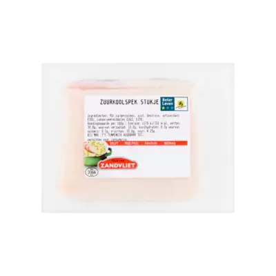 Zandvliet Zuurkoolspek Stukje