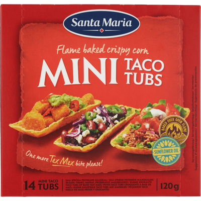 Santa Maria Mini taco tubs