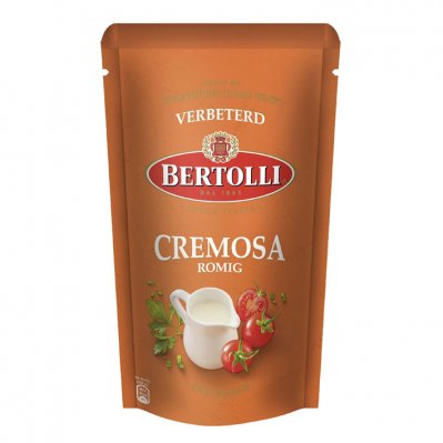 Bertolli Saus in zak romig