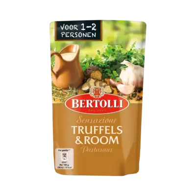 Bertolli Pastasaus In Zak Truffel & Room 1-2 Porties