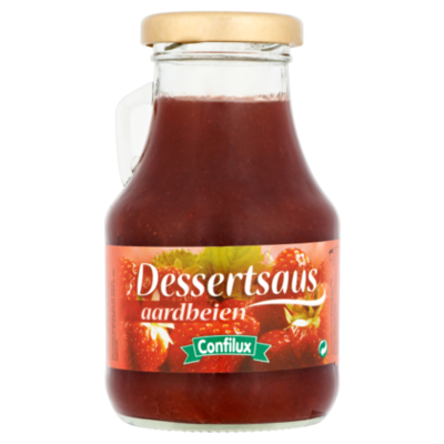 Confilux dessertsaus aardbei