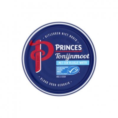 Princes Tonijnmoot in water z uitlekken