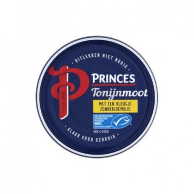 Princes Tonijnmoot in zonnebloemolie z uitlekken