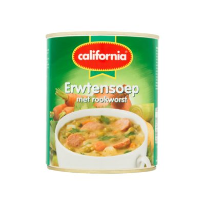 California Erwtensoep met Rookworst