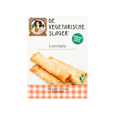 De Vegetarische Slager Loempia 4 Stuks
