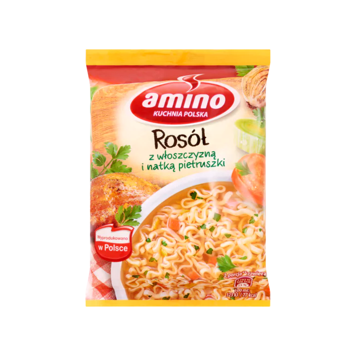 Amino Kippensoep met Groente en Peterselie