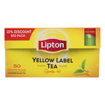 Lipton Zwarte thee yellow label