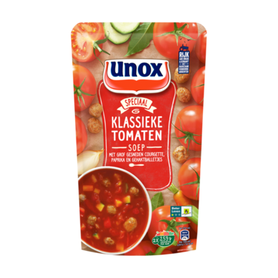 Unox Soep in Zak Tomatensoep