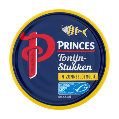 Princes Tonijnstukken in Zonnebloemolie MSC