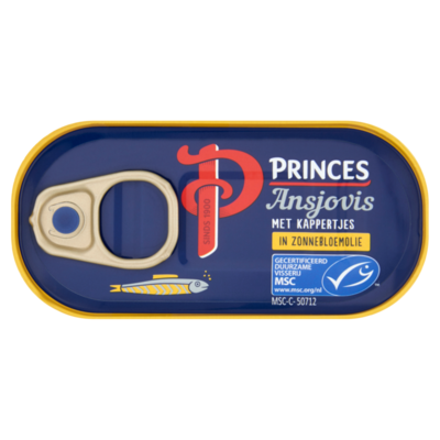 Princes Ansjovisfilets met Kappertjes in Zonnebloemolie