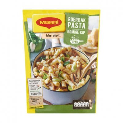 Maggi Roerbakpasta romige kip