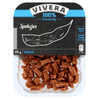 Vivera 100% Plantaardig Spekcjes 175 g