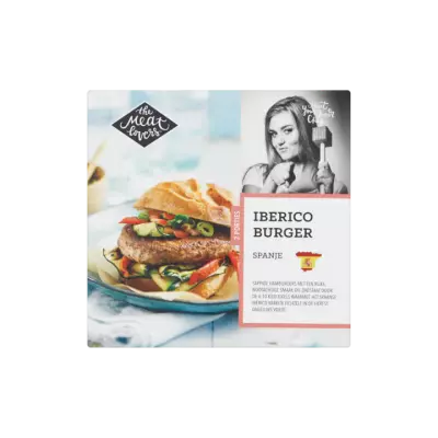 The Meat Lovers Iberico Burger Spanje (Diepvries)