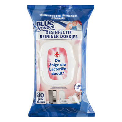 Blue Wonder Desinfectie reiniger doekjes