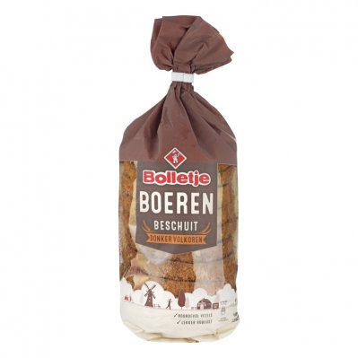Bolletje Boeren donker volkoren beschuit