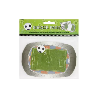 Soccer Party Uitnodigingen