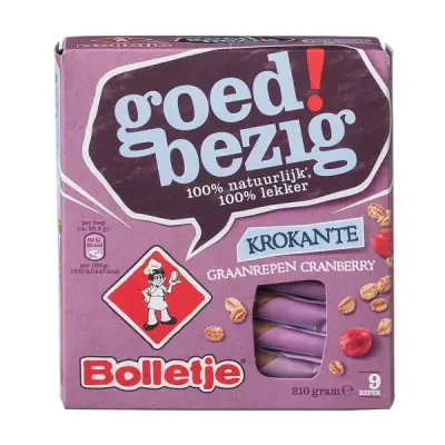 Bolletje Goed bezig graanrepen cranberry