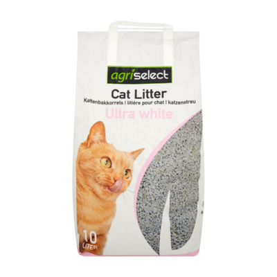 Agriselect Kattenbakkorrels Ultra White