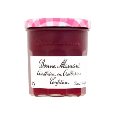 Bonne Maman Aardbeien en Aalbessen Confituur