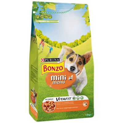 Bonzo Mini menu kip- groente