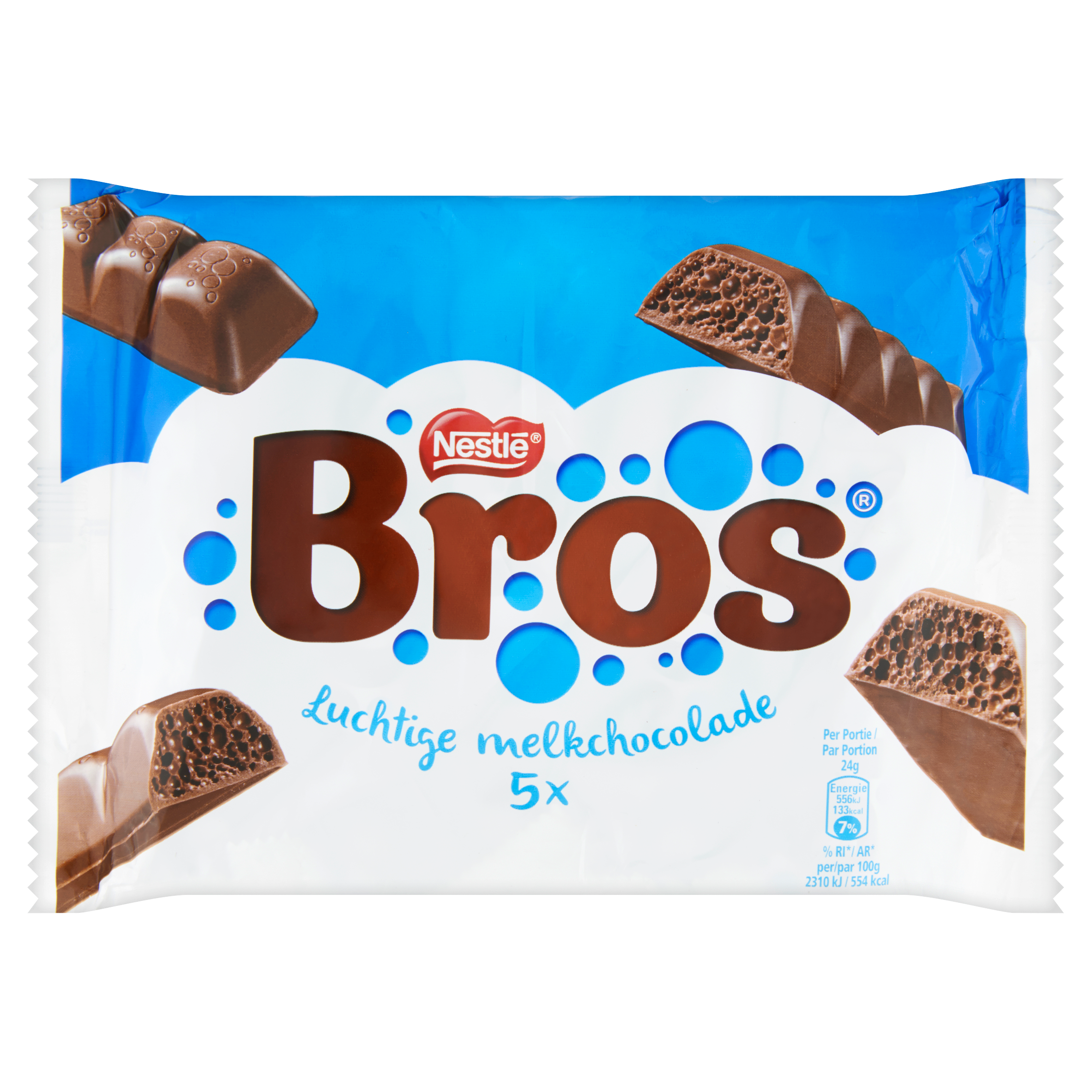 NESTLÉ BROS Melkchocolade 5-pack 5 x 24 g