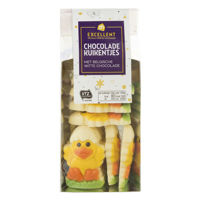 Huismerk Chocolade kuikentjes wit