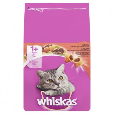 Whiskas Kattenvoer droog rund 1+ jaar