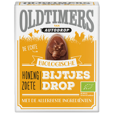 Oldtimers Honingzoete bijtjes drop biologisch