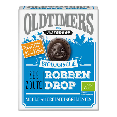 Oldtimers Biologische zee zoute robben drop