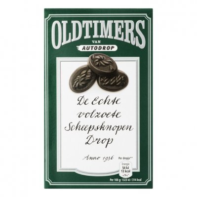 Oldtimers Volzoete scheepsknopen drop