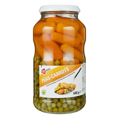 Budget Huismerk Doperwtjes - worteltjes